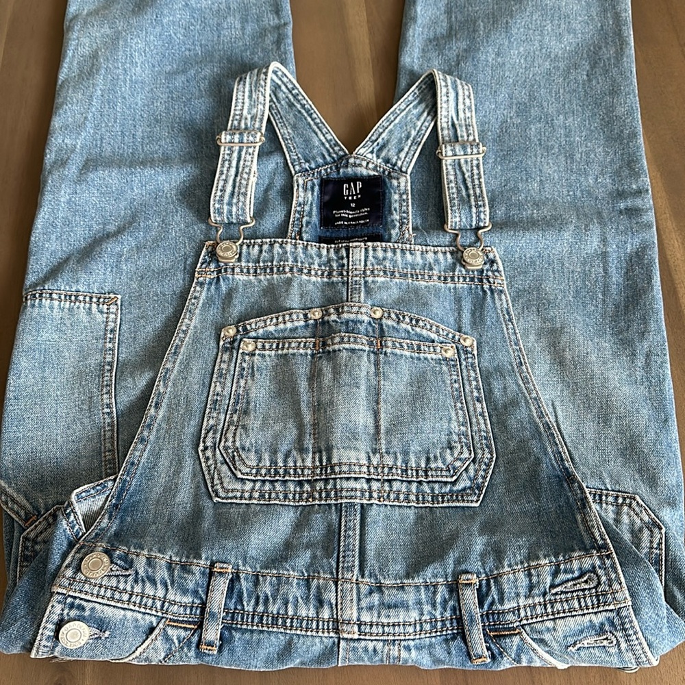 Gap Kids Teen Denim Overalls size 12